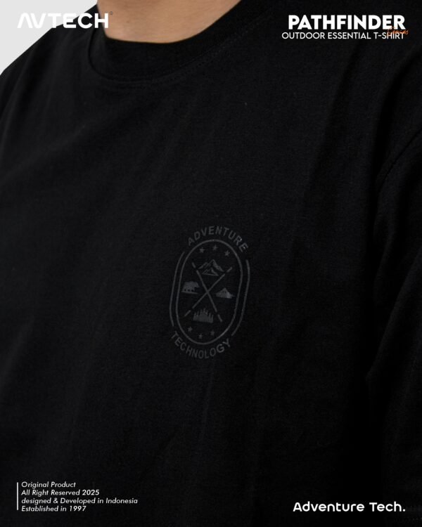 AVTECH - T-Shirt Kaos Lengan Pendek Pria Wanita Outdoor Casual Cotton Combed - PATHFINDER