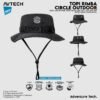 AVTECH - Topi Rimba Outdoor Adventure Hiking Quickdry Unisex Dewasa All Size - TOPI RIMBA CIRCLE OUTDOOR