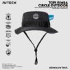 AVTECH - Topi Rimba Outdoor Adventure Hiking Quickdry Unisex Dewasa All Size - TOPI RIMBA CIRCLE OUTDOOR