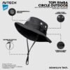AVTECH - Topi Rimba Outdoor Adventure Hiking Quickdry Unisex Dewasa All Size - TOPI RIMBA CIRCLE OUTDOOR
