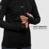 AVTECH - Baselayer Pria Wanita High Neck Long Sleeve Olahraga Slim Fit Dry Fit - Hydro-X SHOREA