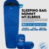 AVTECH - Sleeping Bag Kantong Tidur Outdoor Camping Hiking Gunung - SLEEPING BAG MUMMY MT. ELBRUS