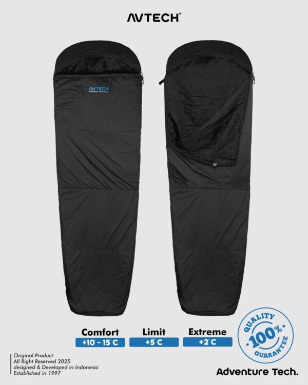 AVTECH - Sleeping Bag Kantong Tidur Outdoor Camping Hiking Gunung - SLEEPING BAG MUMMY MT. ELBRUS