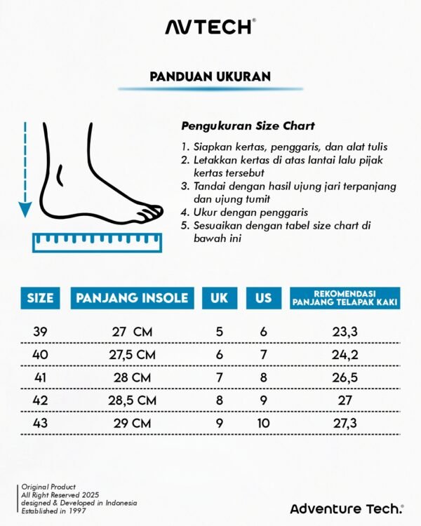 6 AVTECH - Sandal Palang Gunung Hiking Outdoor Adventure Trekking Travel Harian - MONOLITH CINERUS SERIES