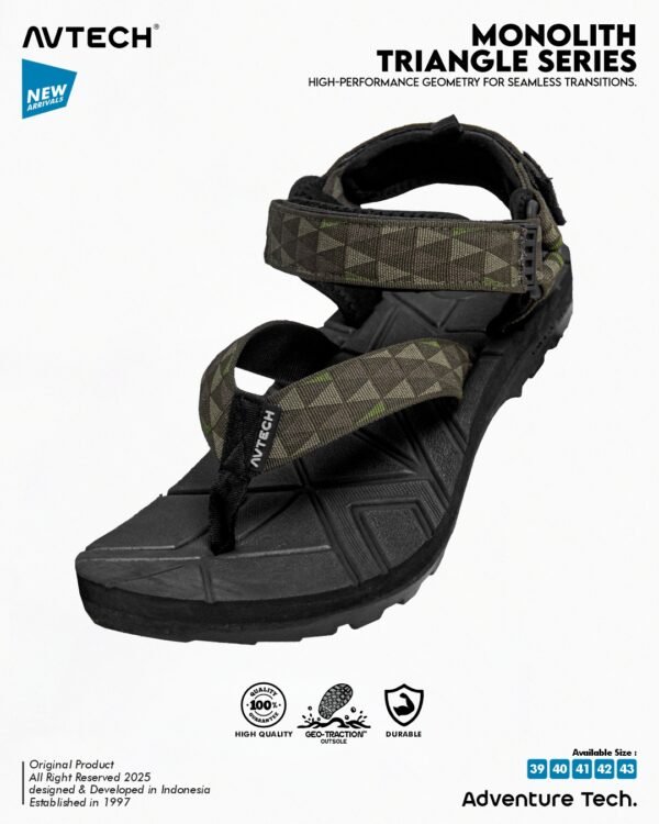 9 AVTECH - Sandal Palang Gunung Hiking Outdoor Adventure Trekking Travel Harian - MONOLITH SERIES
