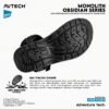 3 AVTECH - Sandal Palang Gunung Hiking Outdoor Adventure Trekking Travel Harian - MONOLITH OBSIDIAN SERIES