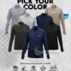AVTECH - Baselayer Kaos Pria Wanita Lengan Panjang Outdoor Dry Fit Half Zipper Aero Dry - KALAHARI