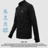 AVTECH - Baselayer Kaos Pria Wanita Lengan Panjang Outdoor Dry Fit Half Zipper Aero Dry - KALAHARI