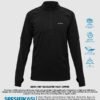 AVTECH - Baselayer Kaos Pria Wanita Lengan Panjang Outdoor Dry Fit Half Zipper Aero Dry - KALAHARI