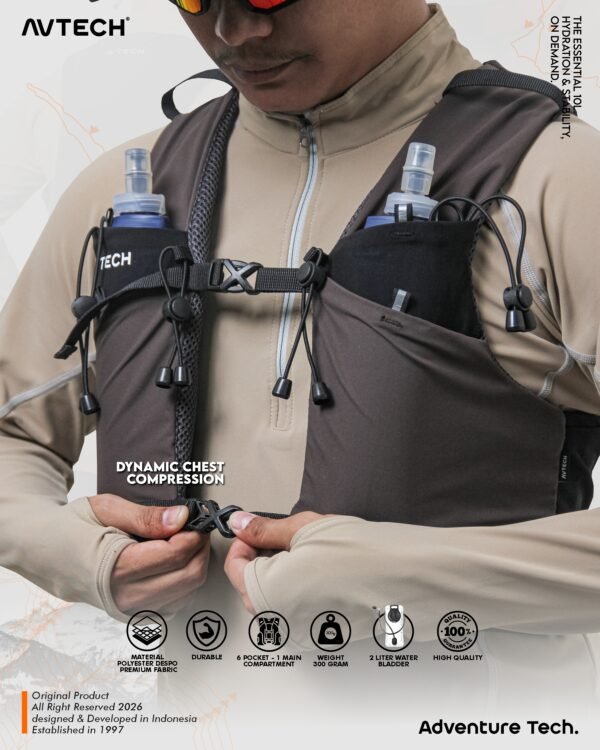 AVTECH - Vest Running Rompi Hydropack Tas Sepeda Running Lari Ultralight - APEX SKYLINE