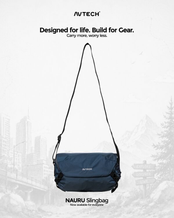 AVTECH - Tas Selempang Sling Shoulder Bag Crossbody Harian Outdoor Travel Lifestyle - NAURU
