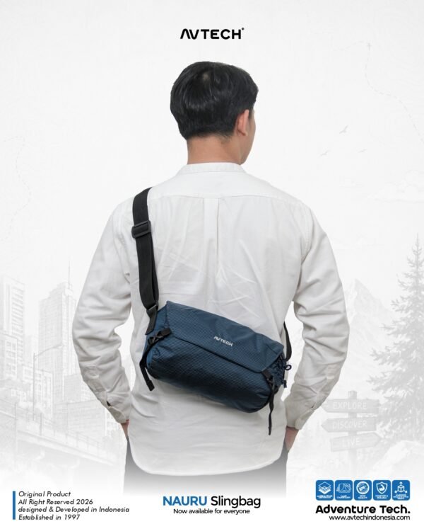 AVTECH - Tas Selempang Sling Shoulder Bag Crossbody Harian Outdoor Travel Lifestyle - NAURU