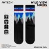 AVTECH - Kaos Kaki Socks Olahraga Pria Wanita Gunung Outdoor Hiking Running Cycling - WILD VIEW
