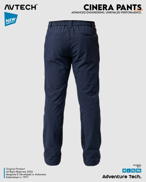 AVTECH - Celana Panjang Pria Wanita Gunung Outdoor Travel Lifestyle Quick Dry Reguler Fit - CINERA
