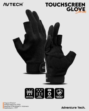 AVTECH - Sarung Tangan Gloves Pria Wanita Gunung Outdoor Hiking Travel Motor Riding Cycling - TOUCHSCREEN