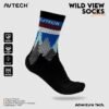 AVTECH - Kaos Kaki Socks Olahraga Pria Wanita Gunung Outdoor Hiking Running Cycling - WILD VIEW