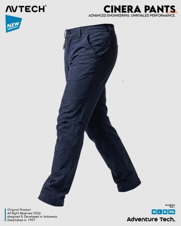 AVTECH - Celana Panjang Pria Wanita Gunung Outdoor Travel Lifestyle Quick Dry Reguler Fit - CINERA