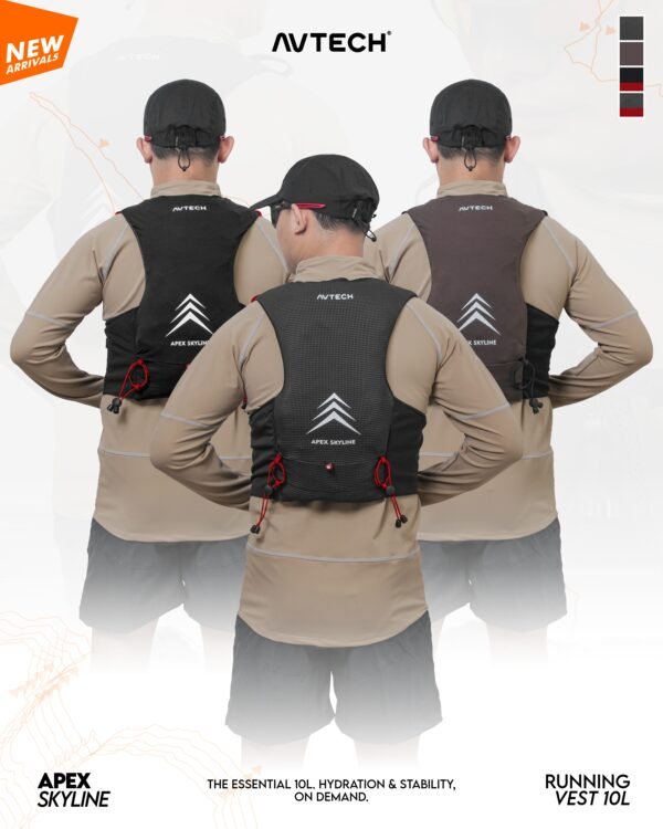 AVTECH - Vest Running Rompi Hydropack Tas Sepeda Running Lari Ultralight - APEX SKYLINE