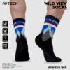 AVTECH - Kaos Kaki Socks Olahraga Pria Wanita Gunung Outdoor Hiking Running Cycling - WILD VIEW
