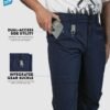 AVTECH - Celana Panjang Pria Wanita Gunung Outdoor Travel Lifestyle Quick Dry Reguler Fit - CINERA