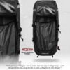 AVTECH - Tas Ransel Carrier Keril Backpack Hiking Camping Outdoor 55 Liter Free Rain Cover - KABARA 55