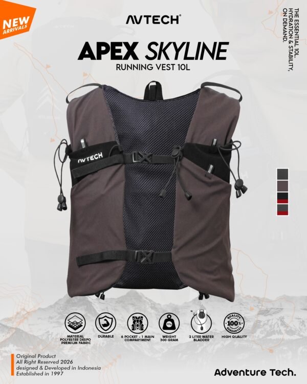 AVTECH - Vest Running Rompi Hydropack Tas Sepeda Running Lari Ultralight - APEX SKYLINE