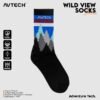 AVTECH - Kaos Kaki Socks Olahraga Pria Wanita Gunung Outdoor Hiking Running Cycling - WILD VIEW