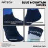 AVTECH - Kaos Kaki Socks Olahraga Pria Wanita Gunung Outdoor Hiking Running Cycling - BLUE MOUNTAIN