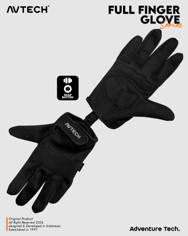 AVTECH - Sarung Tangan Gloves Pria Wanita Gunung Outdoor Hiking Travel Motor Riding Cycling - FULL FINGER