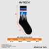 AVTECH - Kaos Kaki Socks Olahraga Pria Wanita Gunung Outdoor Hiking Running Cycling - WILD VIEW