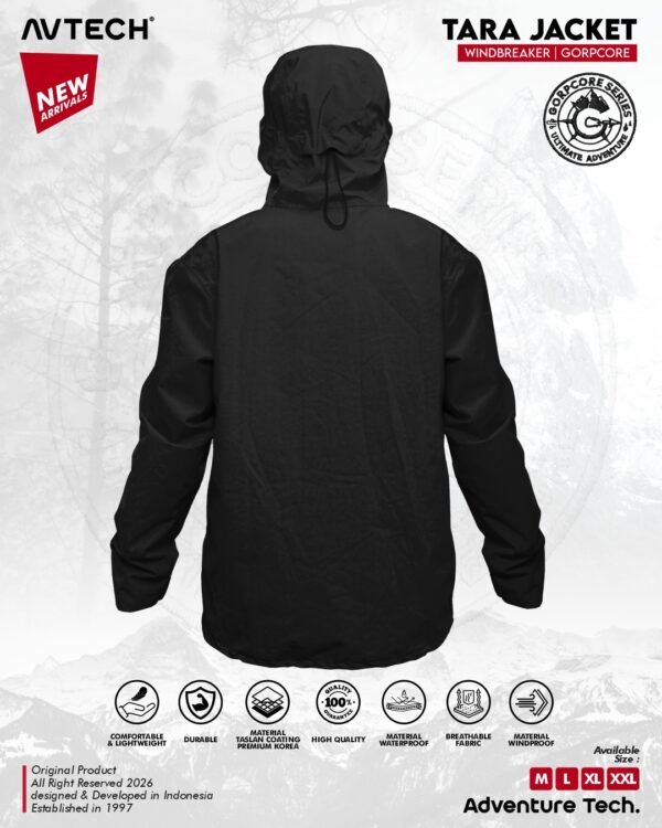 AVTECH - Jaket Pria Wanita Waterproof Water Repellent Gorpcore Outdoor Gunung Harian - TARA