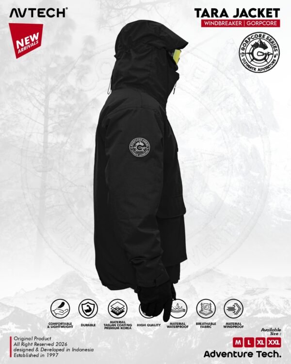 AVTECH - Jaket Pria Wanita Waterproof Water Repellent Gorpcore Outdoor Gunung Harian - TARA