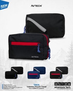 AVTECH - Tas Alat Mandi Wash Bag Toiletres Organizer Pouch Travel Serbaguna - TAKA