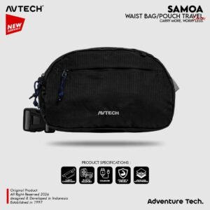AVTECH - Tas Selempang Pinggang Waist Bag Harian Hiking Outdoor Travel Lifestyle - SAMOA
