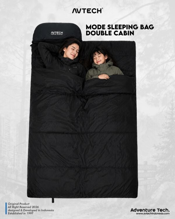AVTECH - Sleeping Bag Kantong Tidur Outdoor Camping Hiking Gunung - SB DOUBLE CABIN DENALI