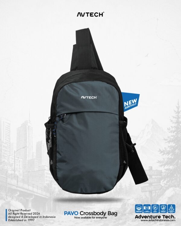 AVTECH - Tas Selempang Sling Bag Shoulder Bag Crossbody Harian Outdoor Travel Lifestyle - PAVO