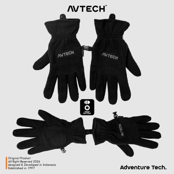 AVTECH - Sarung Tangan Gloves Pria Wanita Gunung Outdoor Hiking Travel Motor Riding Cycling - POLAR