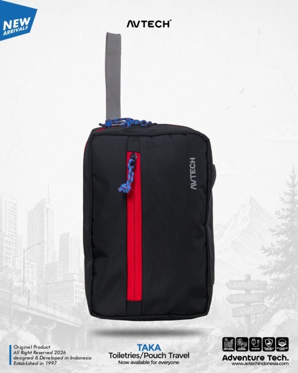 AVTECH - Tas Alat Mandi Wash Bag Toiletres Organizer Pouch Travel Serbaguna - TAKA