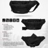 AVTECH - Tas Selempang Pinggang Waist Bag Harian Hiking Outdoor Travel Lifestyle - TUVALU