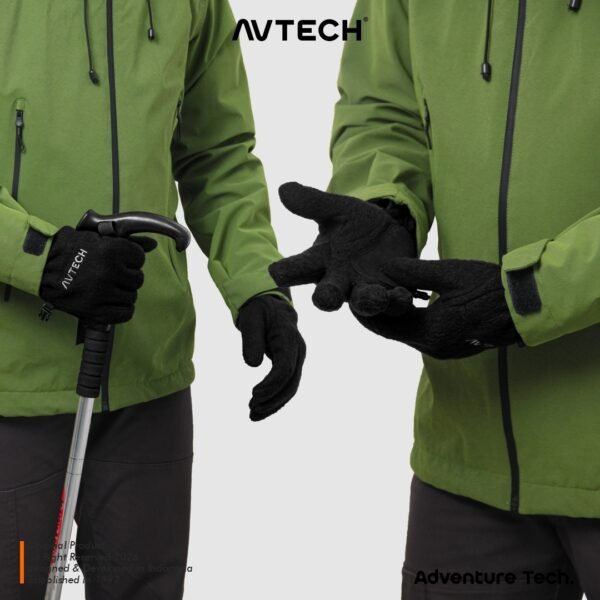 AVTECH - Sarung Tangan Gloves Pria Wanita Gunung Outdoor Hiking Travel Motor Riding Cycling - POLAR