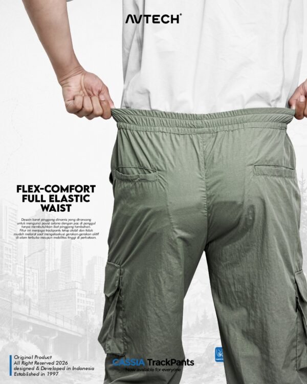 AVTECH - Celana Panjang Pria Wanita Cargo Gunung Outdoor Trackpants Quick Dry - CASSIA