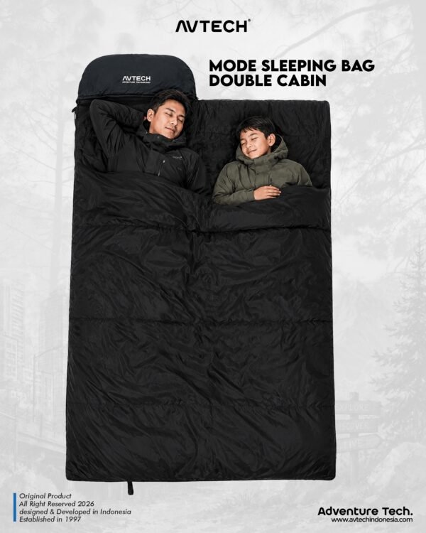 AVTECH - Sleeping Bag Kantong Tidur Outdoor Camping Hiking Gunung - SB DOUBLE CABIN DENALI