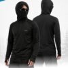 AVTECH - Baselayer Pria Wanita Lengan Panjang Outdoor Dry Fit Face with Mask Covering Hoodie - AURORA