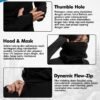 AVTECH - Baselayer Pria Wanita Lengan Panjang Outdoor Dry Fit Face with Mask Covering Hoodie - AURORA