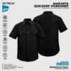AVTECH - Kemeja Lengan Pendek Formal Kerja Lapangan Outdoor Harian Quick Dry Reguler Fit - MARANTA