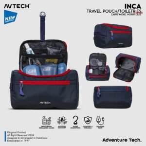 AVTECH - Tas Serbaguna Travel Pouch Organiser Case Wash Bag - INCA